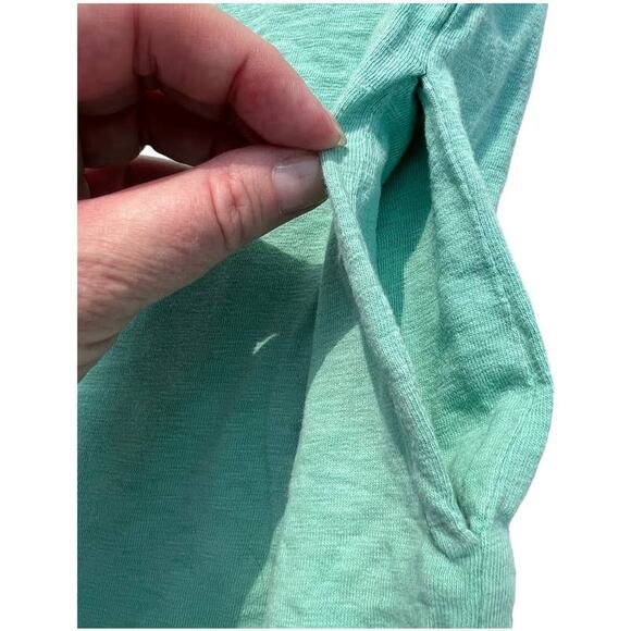 Kid's Crewcuts Long Sleeve Dress Pockets Size 10 Mint Green - Picture 3 of 6